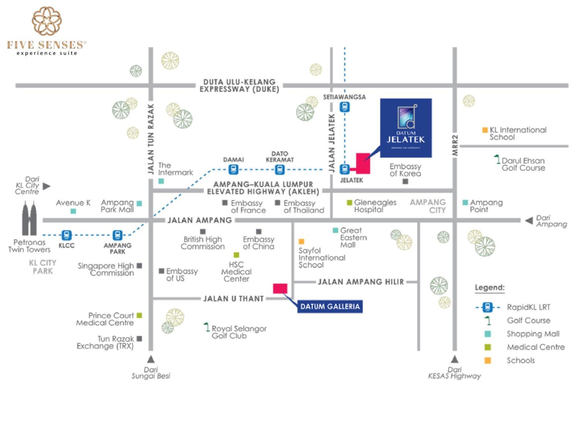 Datum Jelatek Residence, Klcc Kuala Lumpur Eksteriør billede